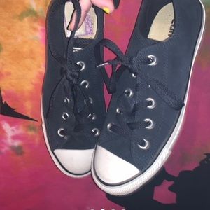 navy blue converse